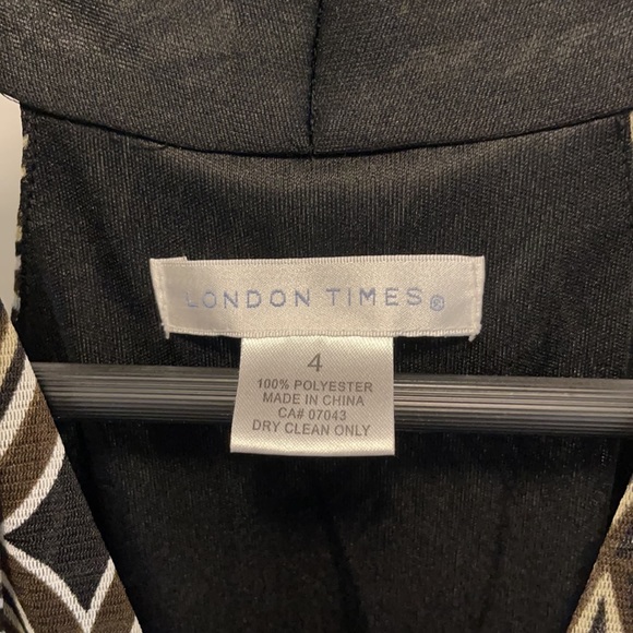 Halter-Style Dress by London Times - Picture 3 of 4